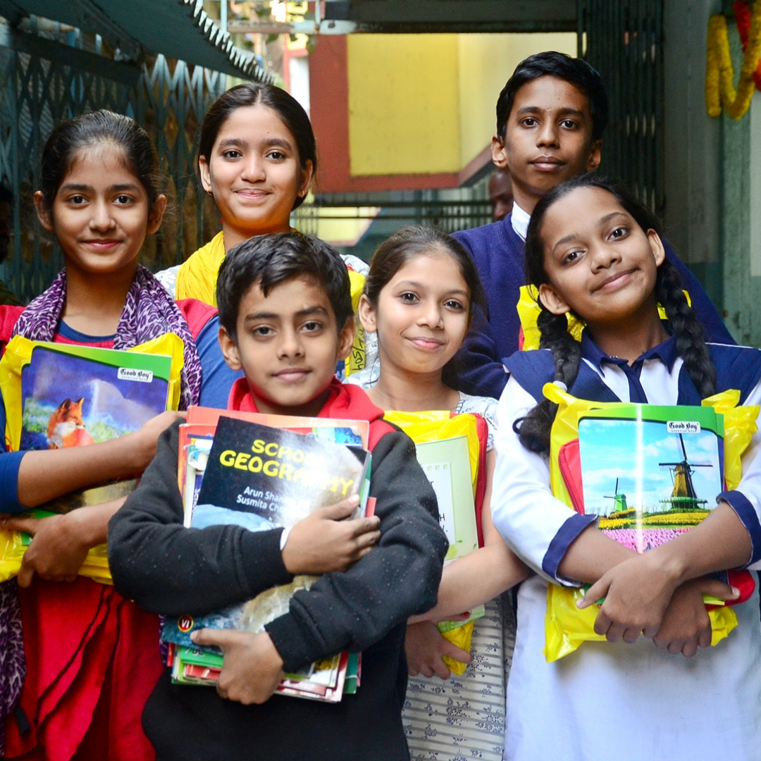Prabha Khaitan Foundation - Education-Book Distribution