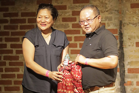Aakhar Aizawl with C. Lalawmpuia Vanchiau Felicitation