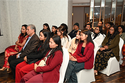 Aakhar Shillong with Dr. Kynpham Sing Nongkynrih Audience